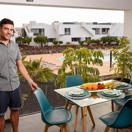 Apartamento Fuerteventura Azul Vv - Jacuzzi, Aire Acondicionado, Solárium , Terraza Vistas Panorámicas, Diseño , Luxury - Superhost Vv Appartamento La Oliva