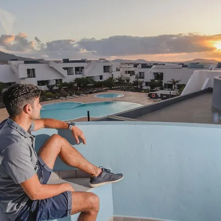 Apartamento Fuerteventura Azul Vv - Jacuzzi, Aire Acondicionado, Solárium , Terraza Vistas Panorámicas, Diseño , Luxury - Superhost Vv La Oliva