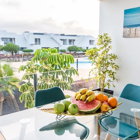 Apartamento Fuerteventura Azul Vv - Jacuzzi, Aire Acondicionado, Solárium , Terraza Vistas Panorámicas, Diseño , Luxury - Superhost Vv Appartamento *