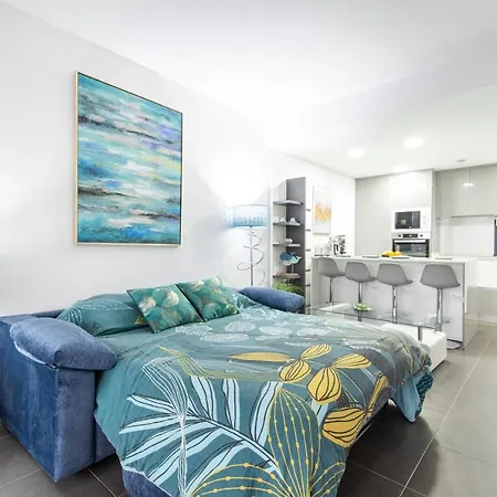 Apartamento Fuerteventura Azul Vv - Jacuzzi, Aire Acondicionado, Solárium , Terraza Vistas Panorámicas, Diseño , Luxury - Superhost Vv * La Oliva